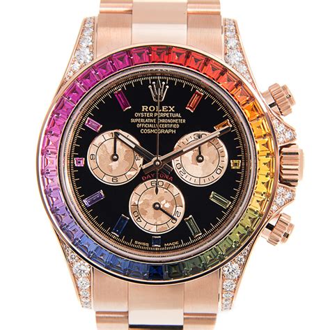 rolex daytona rainbow aftermarket|Rolex rainbow 2021 price.